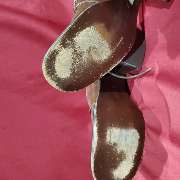 Varesino made in Italy heeled oxford lace up leather brown - Picture 7 of 8